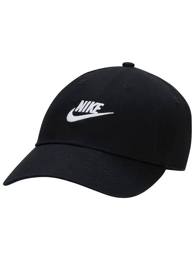 Club Unstructured Futura Washed Ball Cap Black - NIKE - BALAAN 5