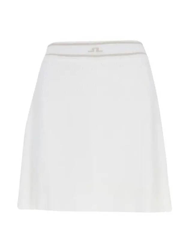 Emma Knit Skirt White - J.LINDEBERG - BALAAN 2