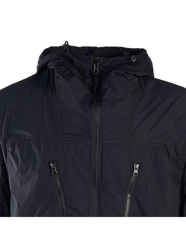 Skin Touch Nylon TC Hooded Jacket Black - STONE ISLAND - BALAAN 5