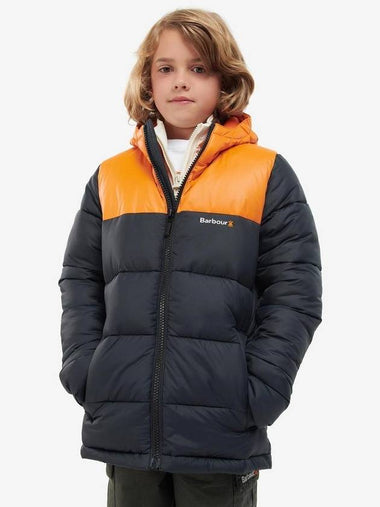 Kids Padded Jacket CQU0218 Orange Boys XXL 14 15Y - BARBOUR - BALAAN 1