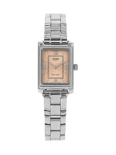 LTP 1234DD 7ADF 7A Analog Square CSAT Student Women Metal Watch - CASIO - BALAAN 1