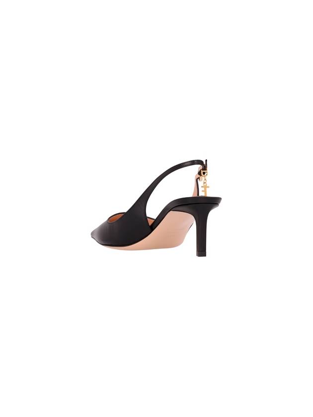 Logo Charm Slingback Pumps W3393LKD002X - TOM FORD - BALAAN 4