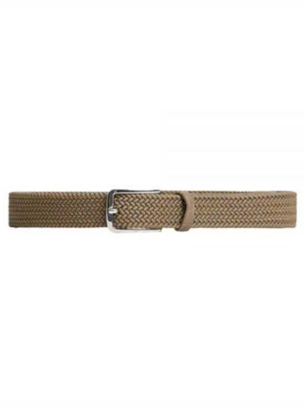 Ben Braided Elastic Belt Khaki - J.LINDEBERG - BALAAN 2