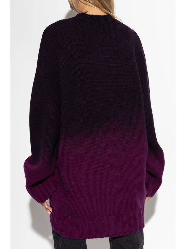 The Attico Wool Sweater, Women's, Purple - THE ATTICO - BALAAN 4