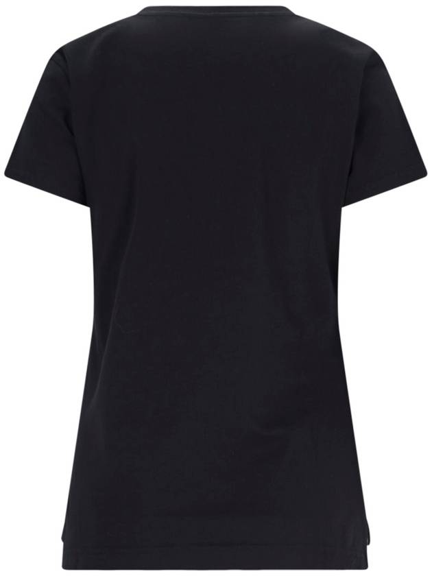 Embroided ORB Peru Short Sleeve T-Shirt Black - VIVIENNE WESTWOOD - BALAAN 3