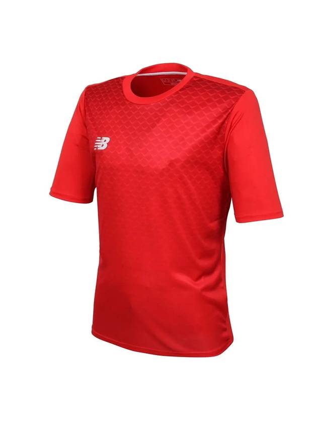 Graphic SS Jersey Sport Short Sleeve T-Shirt Red - NEW BALANCE - BALAAN 3