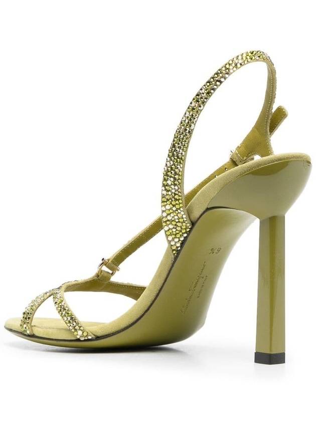 Ferragamo Sandals Green - SALVATORE FERRAGAMO - BALAAN 3