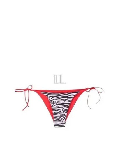 Reversible Zebra Print Bikini Briefs Red - DIESEL - BALAAN 2