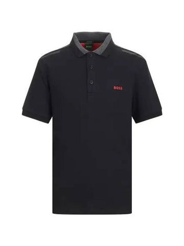 Cotton red logo polo shirt 50486009 001 - BOSS - BALAAN 1