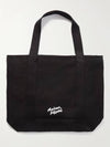 Bold Fox Head Eco Bag Black - MAISON KITSUNE - BALAAN 4