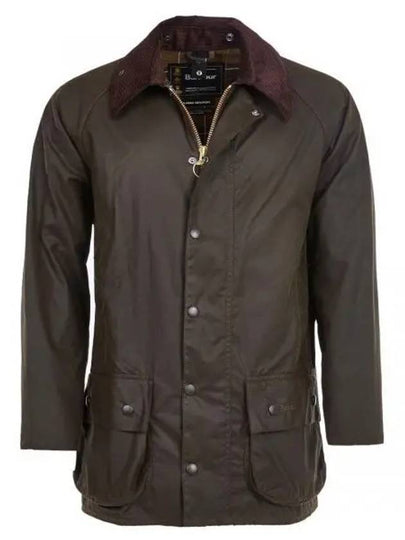 Classic Beaufort Wax Jacket Olive - BARBOUR - BALAAN 2