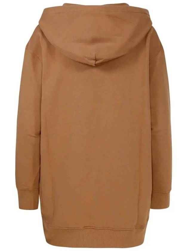 Adito Logo Cotton Hoodie Camel - MAX MARA - BALAAN 4