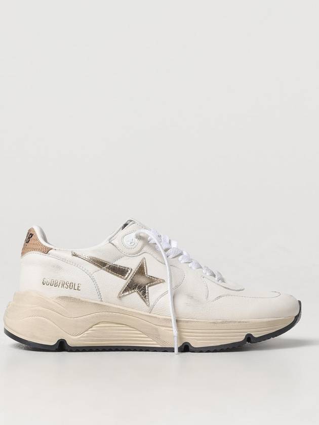 Running Sole Sports Low Top Sneakers Gold White - GOLDEN GOOSE - BALAAN 2