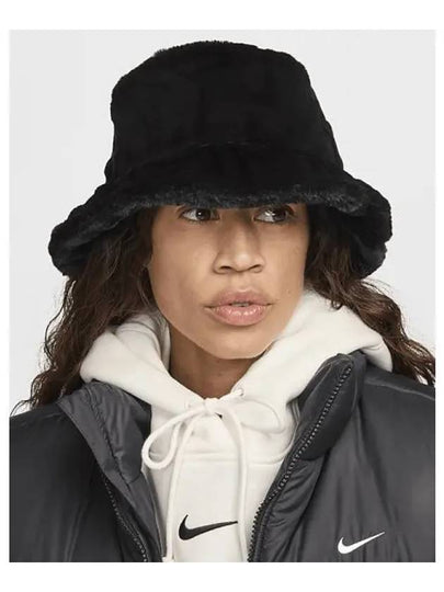 Apex Fur Bucket Hat Black - NIKE - BALAAN 2