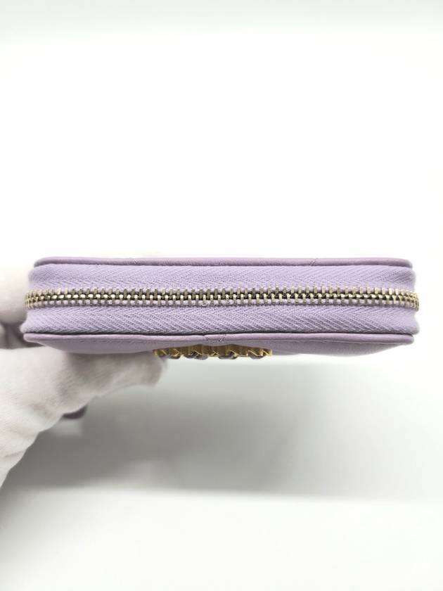 19 Zipper card wallet lambskin light purple AP0949 - CHANEL - BALAAN 5