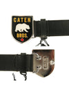 Men's Caten Bros Leather Belt Black - DSQUARED2 - BALAAN 6