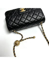 24 Year New Mini Gold Ball Shoulder Bag Black AS1787 - CHANEL - BALAAN 6