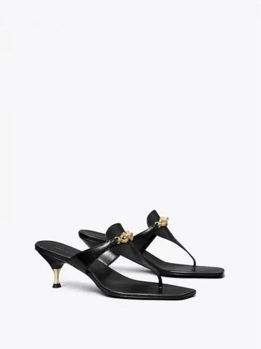Jessa heel sandals 55mm black domestic product - TORY BURCH - BALAAN 1
