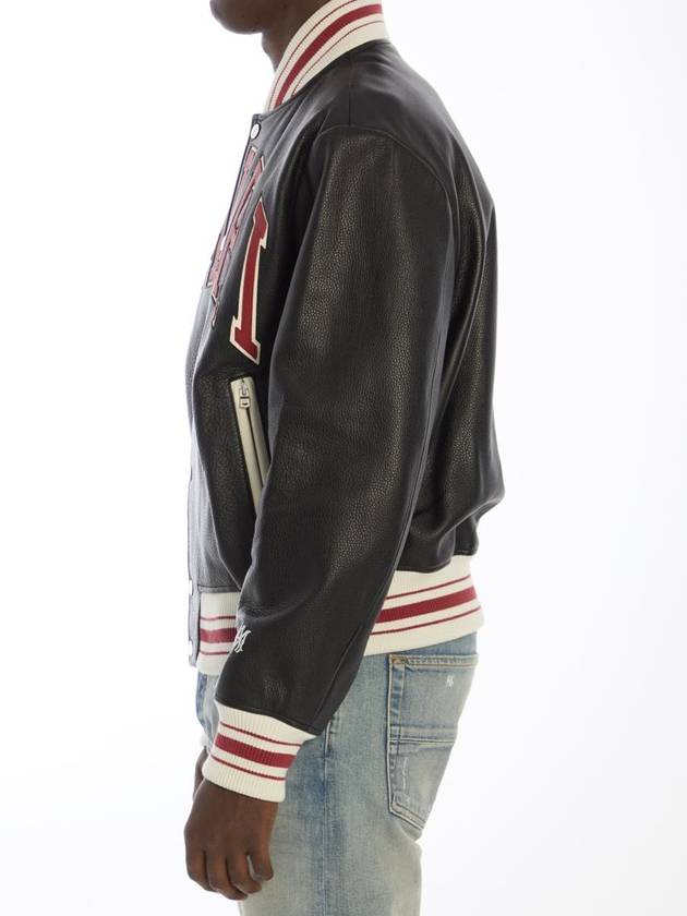 Amiri Leather Bomber Jacket - AMIRI - BALAAN 3