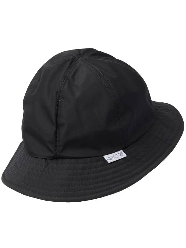 Red Logo Gore-Tex Stitch Patch Bucket Hat Black - STONE ISLAND - BALAAN 4