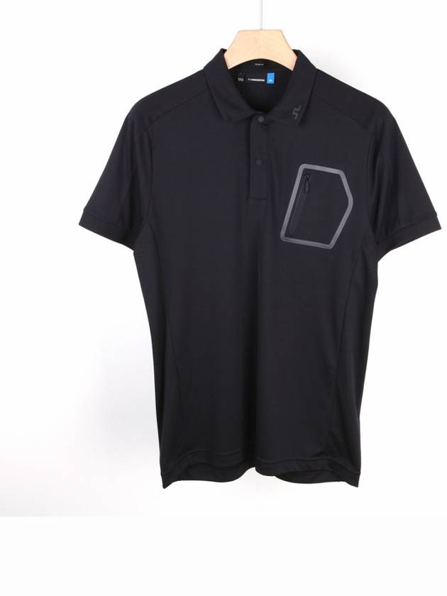 Max Max Slim TX Polo Shirt Black - J.LINDEBERG - BALAAN 1