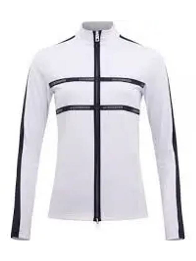 Golf Jade Mid Layer Zip-Up Jacket White - J.LINDEBERG - BALAAN 2