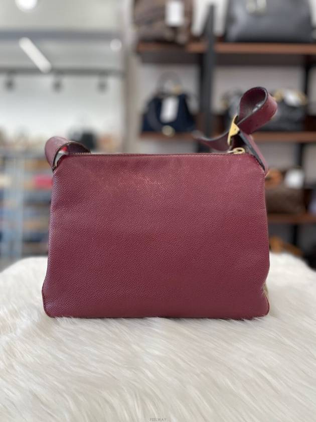 Daol Sangin Branch Nova Check Shoulder Bag Red Condition B - BURBERRY - BALAAN 3