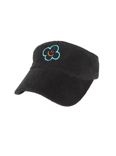 Hello Lala Terry Sun Visor Black - LALA SMILE - BALAAN 1