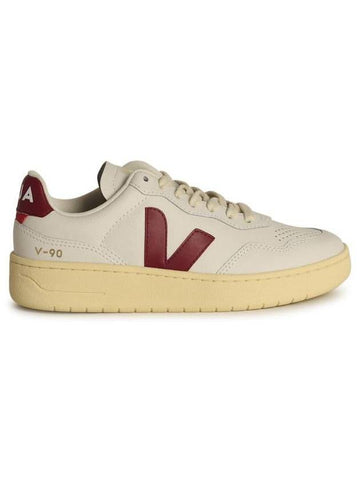 Veja White Leather Sneakers - VEJA - BALAAN 1