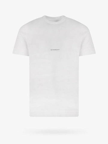 Logo Print Short Sleeve T-Shirt White - GIVENCHY - BALAAN 1