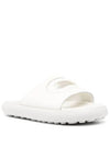 Twins Textile Leather Slide Slipper White - CAMPER - BALAAN 3