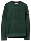 Wappen Patch Round Wool Knit Top Dark Green - STONE ISLAND - BALAAN 2