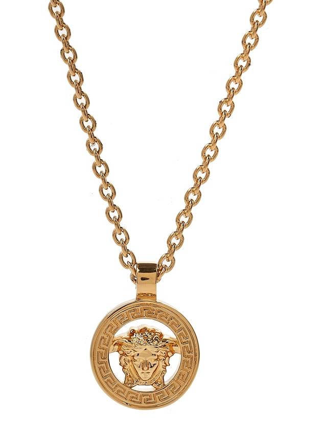 Medusa Pendant Necklace Gold - VERSACE - BALAAN 4