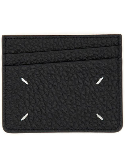 Four Stitch Card Wallet Black - MAISON MARGIELA - BALAAN 2