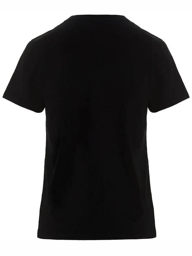 Dressed Fox Patch Short Sleeve T-Shirt Black - MAISON KITSUNE - BALAAN 4