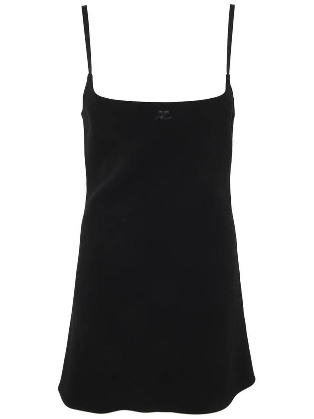 Short Dress 223CR0236VI0013 9999 BLACK - COURREGES - BALAAN 2