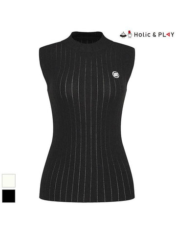 scarf tissue high neck sleeveless sweaterHD2WSW003 - HOLIC&PLAY - BALAAN 1