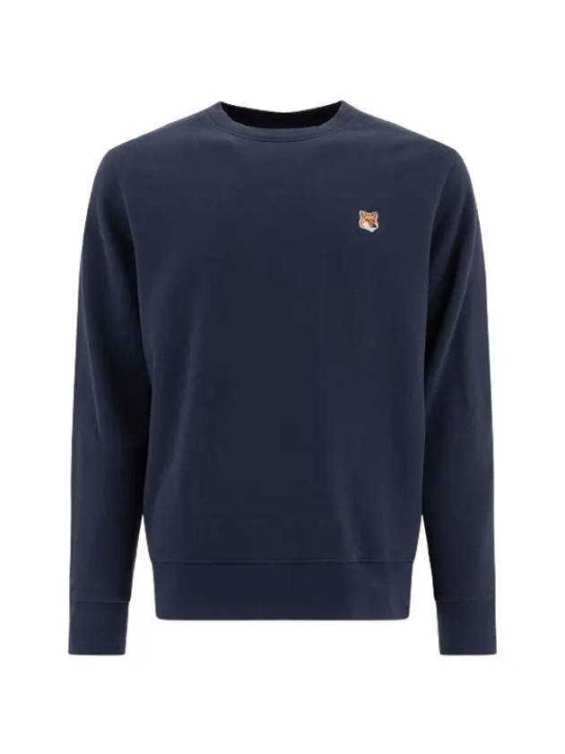 Fox Head Patch Regular Sweatshirt Midnight Blue - MAISON KITSUNE - BALAAN 4