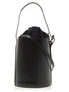 Drawstring Buckle Leather Bucket Bag Black - VIVIENNE WESTWOOD - BALAAN 4