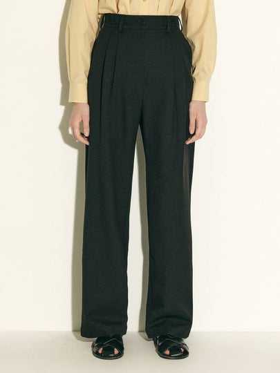 4 Tuck Wide Pants Black - JUN BY JUN K - BALAAN 2