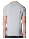 Men's Claudius Gangster Short Sleeve T-Shirt Grey - NEIL BARRETT - BALAAN 4