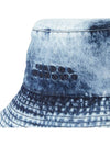 Giorgia Embroidered Logo Denim Bucket Hat Light Blue - ISABEL MARANT - BALAAN 6