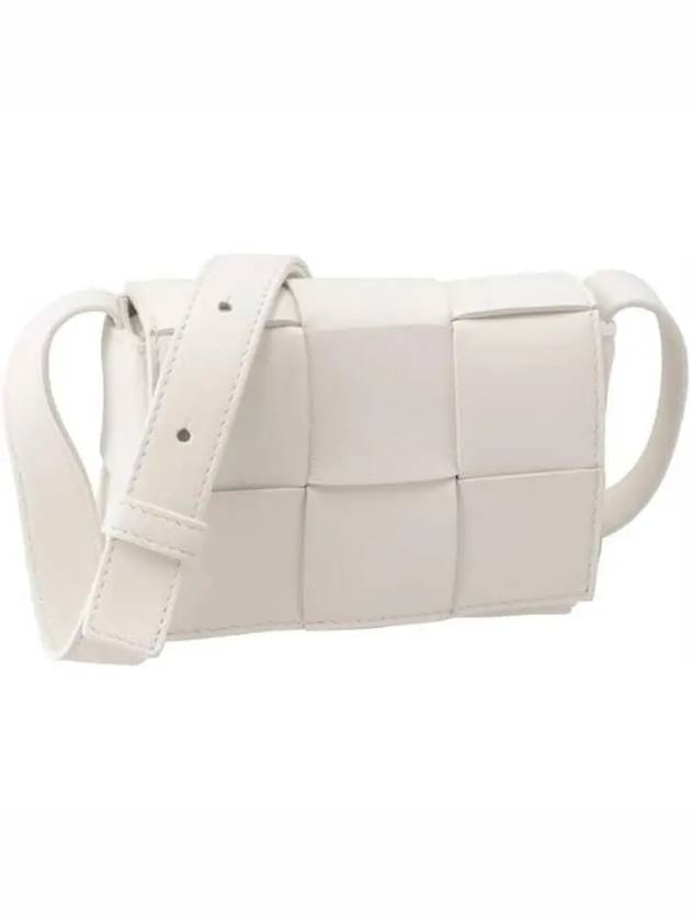 Intrecciato Cassette Small Cross Bag White - BOTTEGA VENETA - BALAAN 7