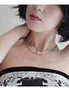 Marine Star Stainless Steel Necklace Black - RUBATI - BALAAN 4