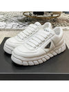 Padded Nappa Leather Low Top Sneakers White - PRADA - BALAAN 5