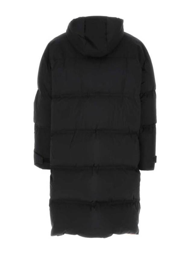 Logo Light Re-Nylon Down Padded Jacket Black - PRADA - BALAAN 3