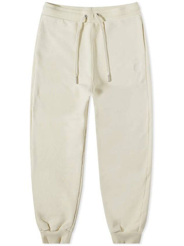 Big Heart Logo Track Pants White - AMI - BALAAN.