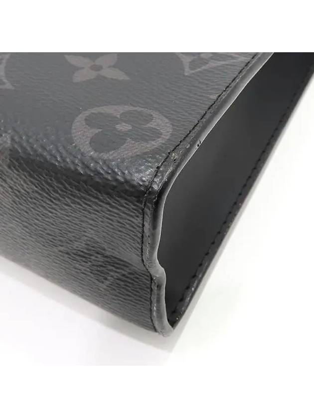 M61692 Monogram Eclipse Pochette Voyage MM Clutch - LOUIS VUITTON - BALAAN 4