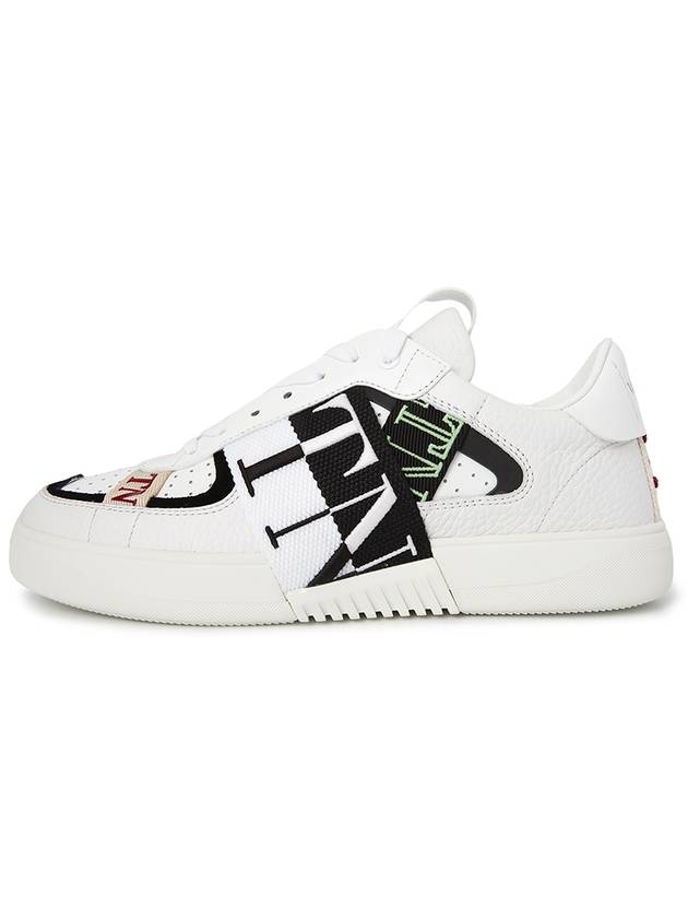 VL7N Banded Calfskin Low Top Sneakers White - VALENTINO - BALAAN 4