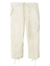 Men's Parachute Pants Ivory - AUTRY - BALAAN 1